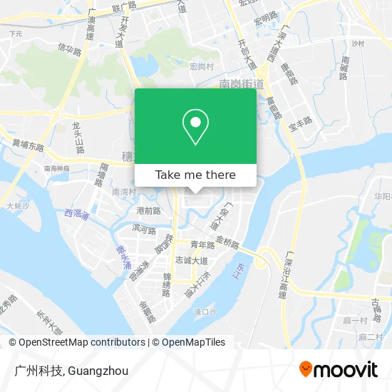 广州科技 map