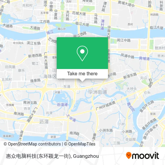 惠众电脑科技(东环颖龙一街) map