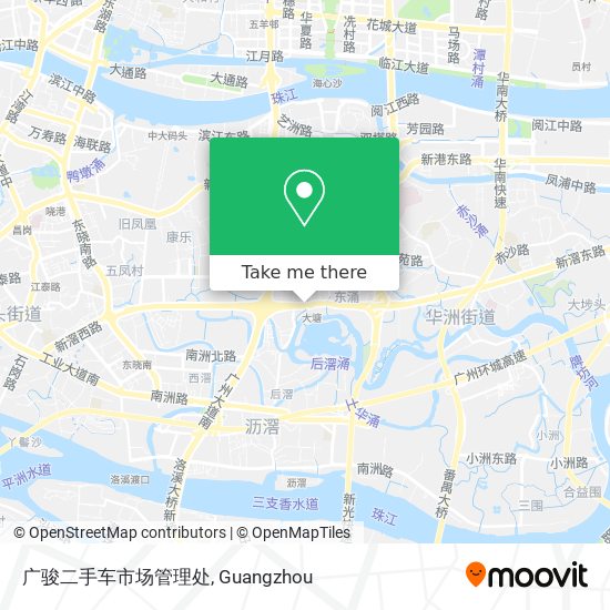 广骏二手车市场管理处 map