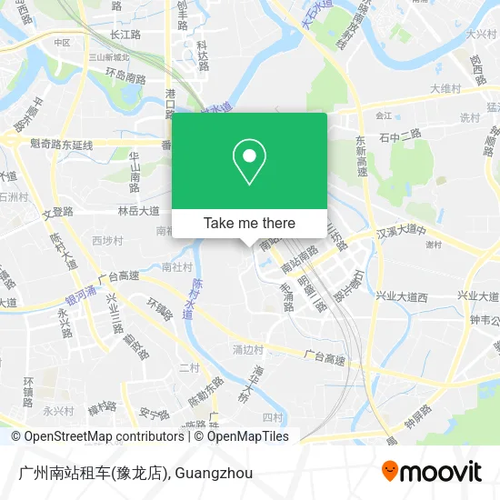 广州南站租车(豫龙店) map