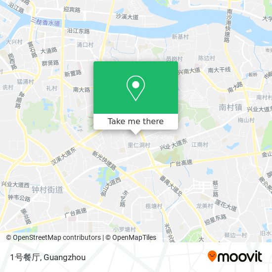 1号餐厅 map