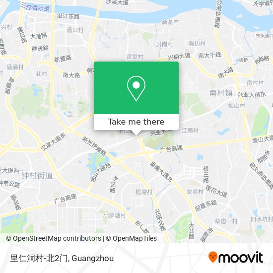 里仁洞村-北2门 map