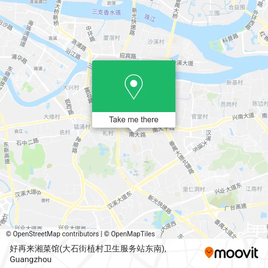 好再来湘菜馆(大石街植村卫生服务站东南) map