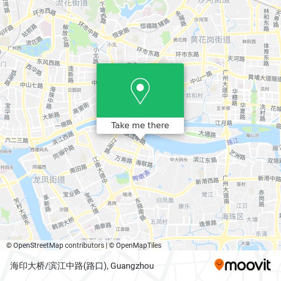 海印大桥/滨江中路(路口) map