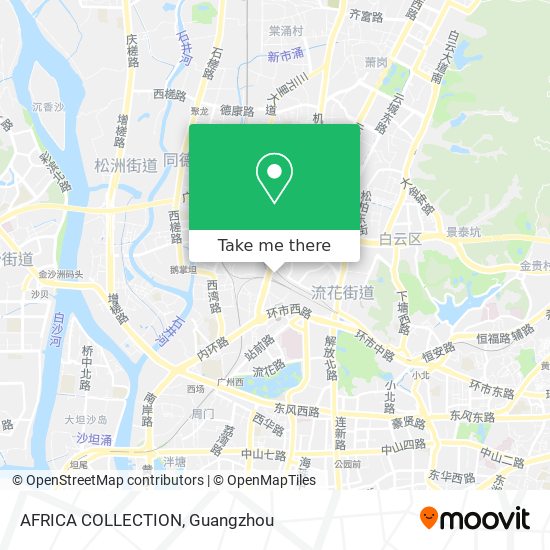 AFRICA COLLECTION map