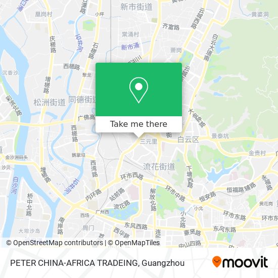 PETER CHINA-AFRICA TRADEING map
