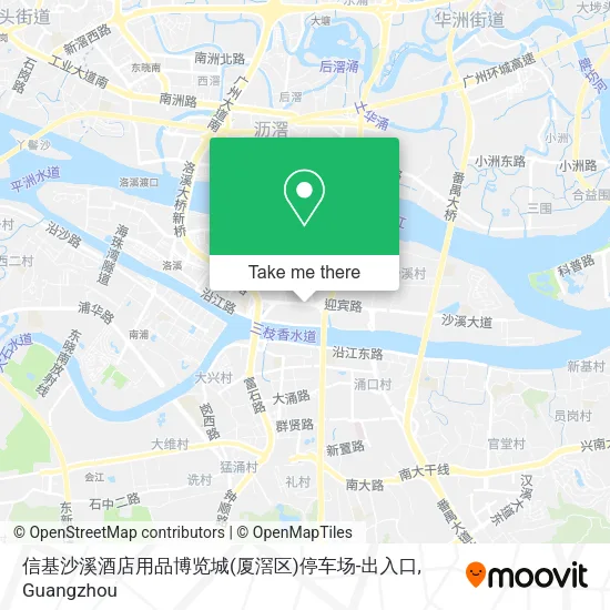信基沙溪酒店用品博览城(厦滘区)停车场-出入口 map