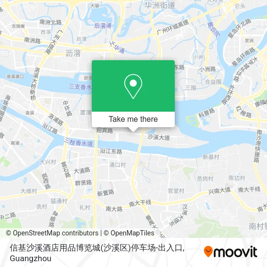 信基沙溪酒店用品博览城(沙溪区)停车场-出入口 map
