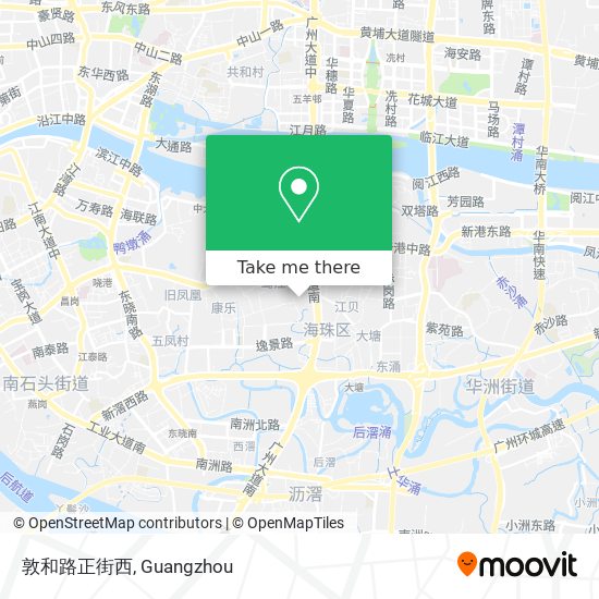 敦和路正街西 map