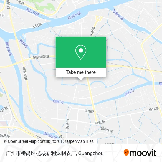 广州市番禺区榄核新利源制衣厂 map
