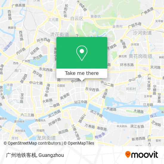 广州地铁客栈 map
