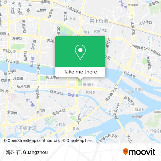 海珠石 map