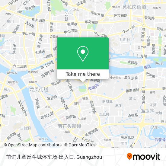 前进儿童反斗城停车场-出入口 map