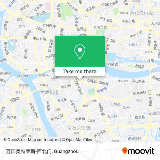 万国奥特莱斯-西北门 map