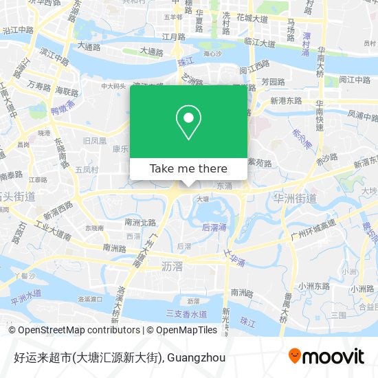 好运来超市(大塘汇源新大街) map