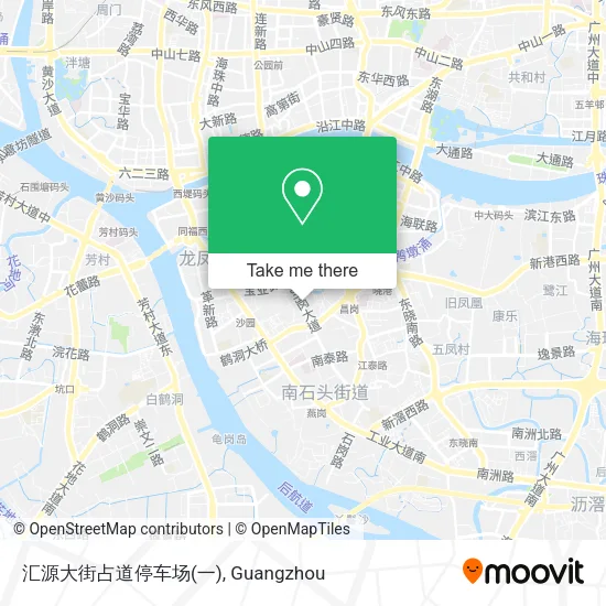汇源大街占道停车场(一) map