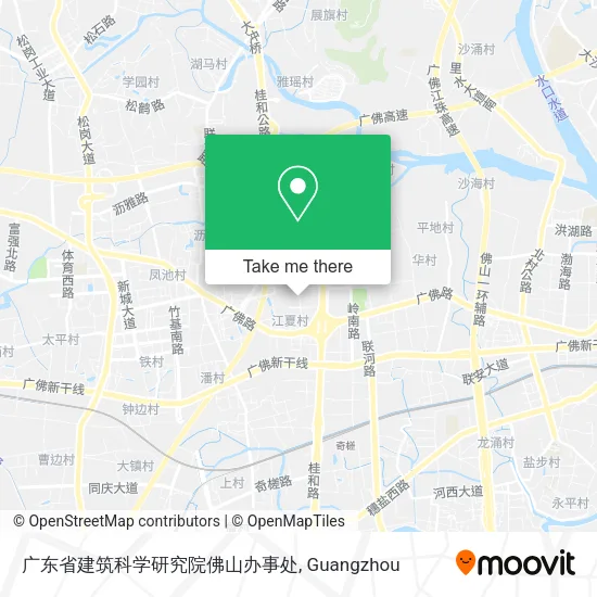 广东省建筑科学研究院佛山办事处 map