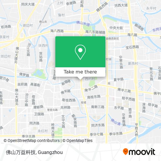 佛山万益科技 map
