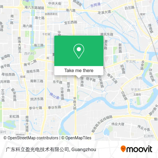 广东科立盈光电技术有限公司 map