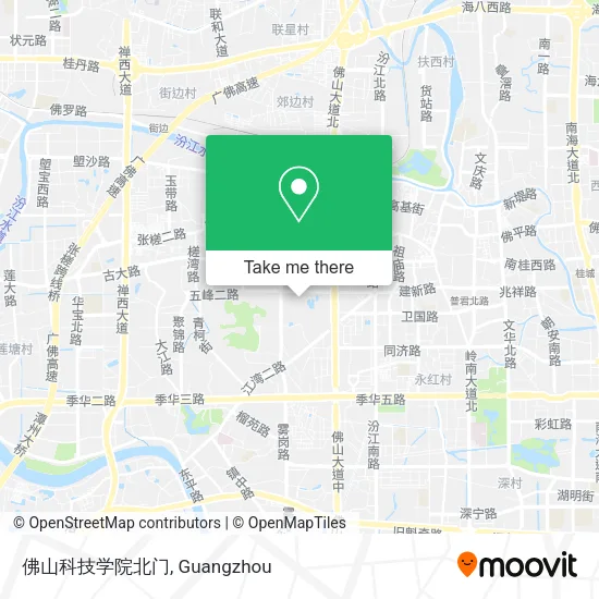 佛山科技学院北门 map