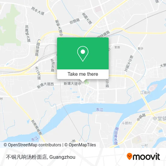 不铜凡响汤粉面店 map