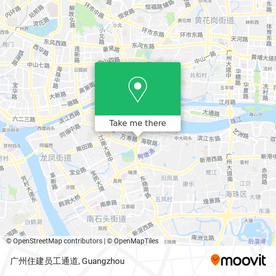 广州住建员工通道 map