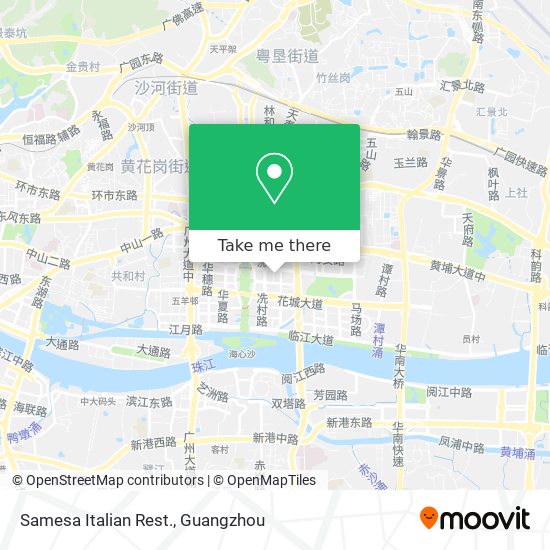 Samesa Italian Rest. map