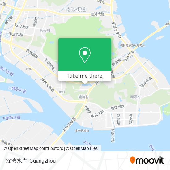深湾水库 map