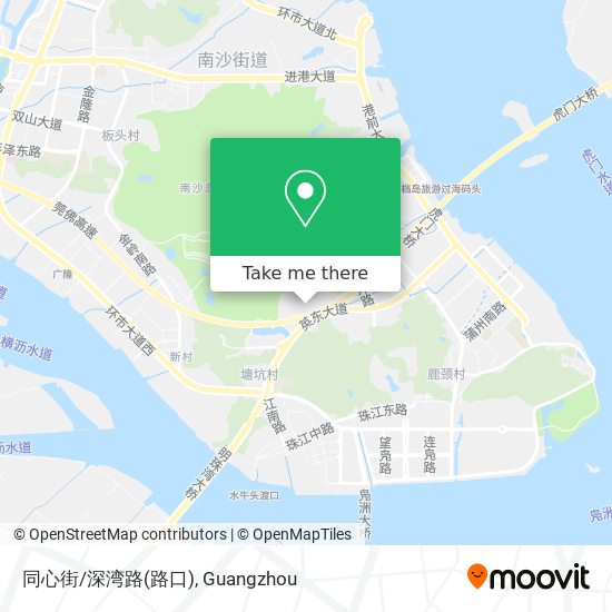 同心街/深湾路(路口) map