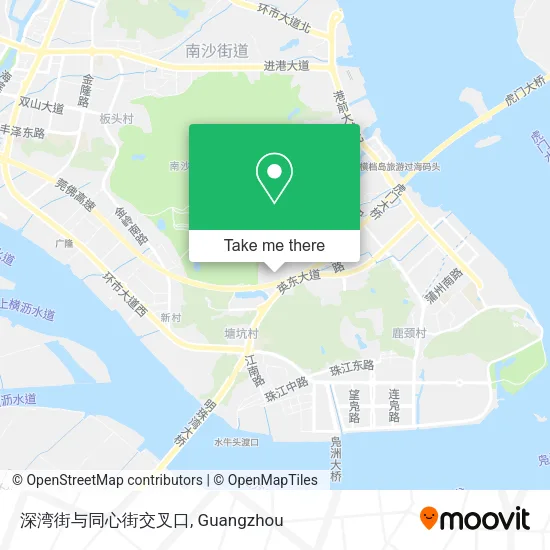 深湾街与同心街交叉口 map