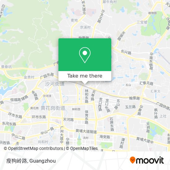 瘦狗岭路 map