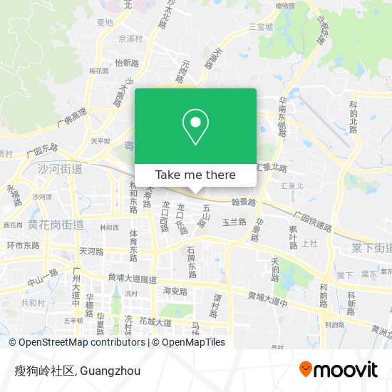 瘦狗岭社区 map