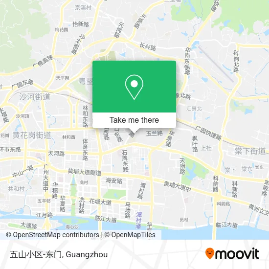五山小区-东门 map