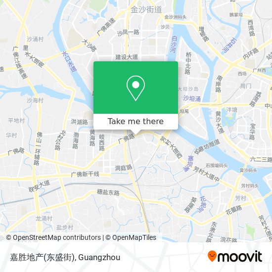 嘉胜地产(东盛街) map