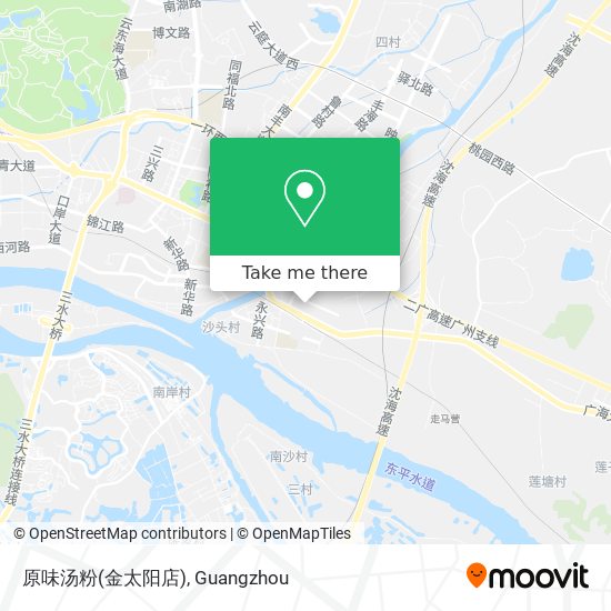 原味汤粉(金太阳店) map