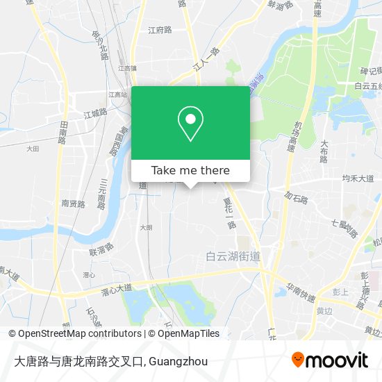 大唐路与唐龙南路交叉口 map