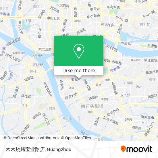 木木烧烤宝业路店 map
