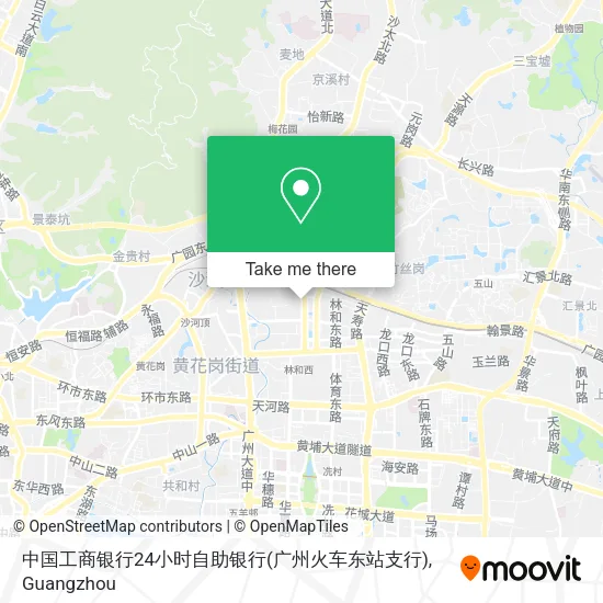中国工商银行24小时自助银行(广州火车东站支行) map