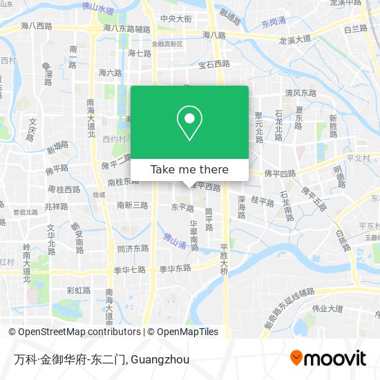 万科·金御华府-东二门 map