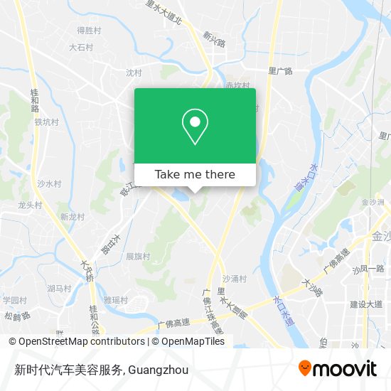 新时代汽车美容服务 map