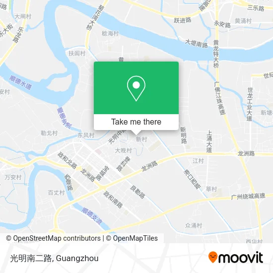 光明南二路 map
