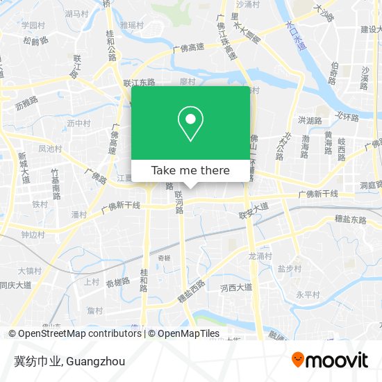 冀纺巾业 map