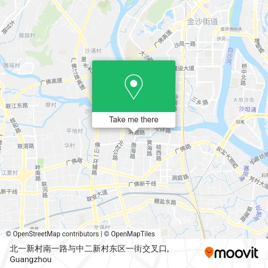 北一新村南一路与中二新村东区一街交叉口 map