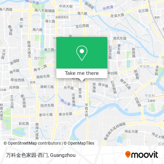 万科金色家园-西门 map