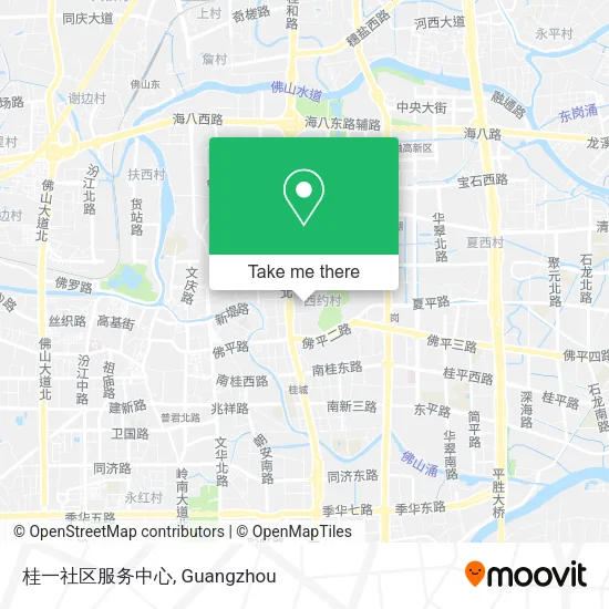 桂一社区服务中心 map