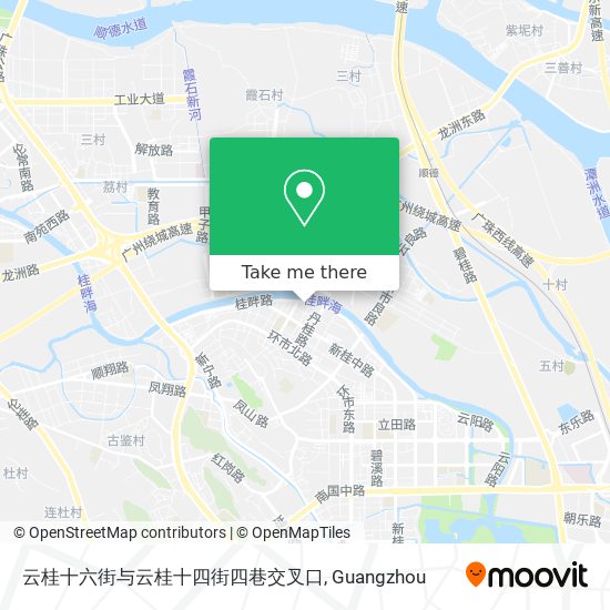 云桂十六街与云桂十四街四巷交叉口 map