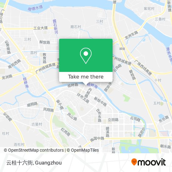 云桂十六街 map