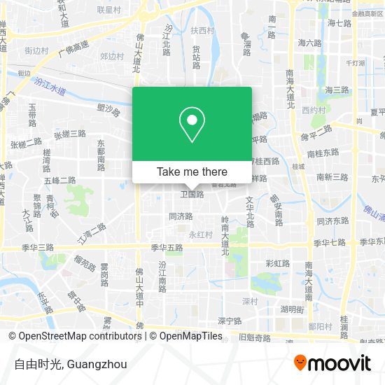 自由时光 map