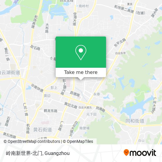 岭南新世界-北门 map