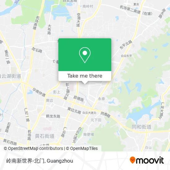 岭南新世界-北门 map
